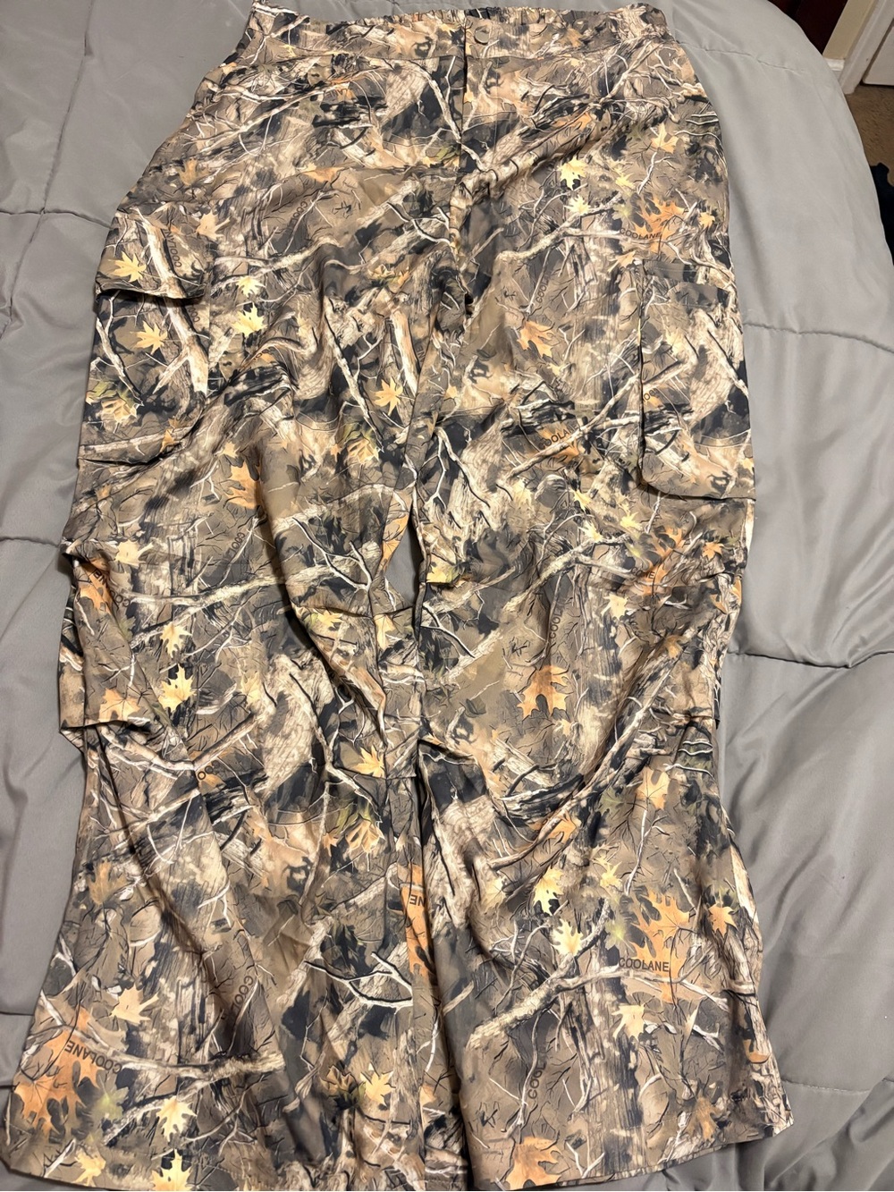 SHEIN Brown and Tan Camo Cargo Pants